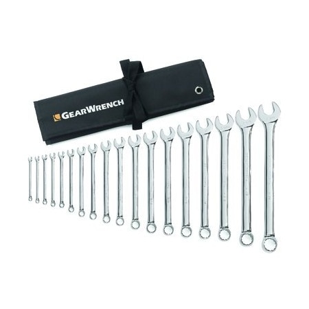 Gearwrench WRENCH SET COMBO 12 PT SAE LONG PAT 18 P GWR81917
